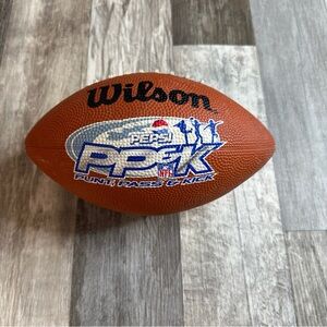 Wilson Pepsi PP&K Football, Orange, NFL Punt, Pass, Kick